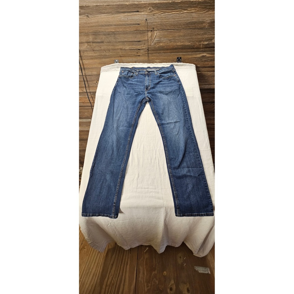 Levis 559 Relaxed Straight Jeans Mens 36x34 Blue Denim Medium Wash Pants